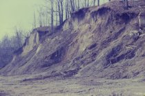 Erosion at Bluff Road bluffs